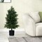 Artificial Cedar Topiary Tree with Nursery Pot for Indoor and Outdoor Spaces